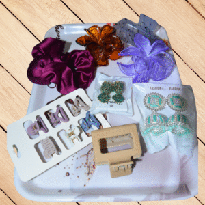Trendy Hair Accessories & Earrings Combo Set – Women’s Styling Kit (Copy)